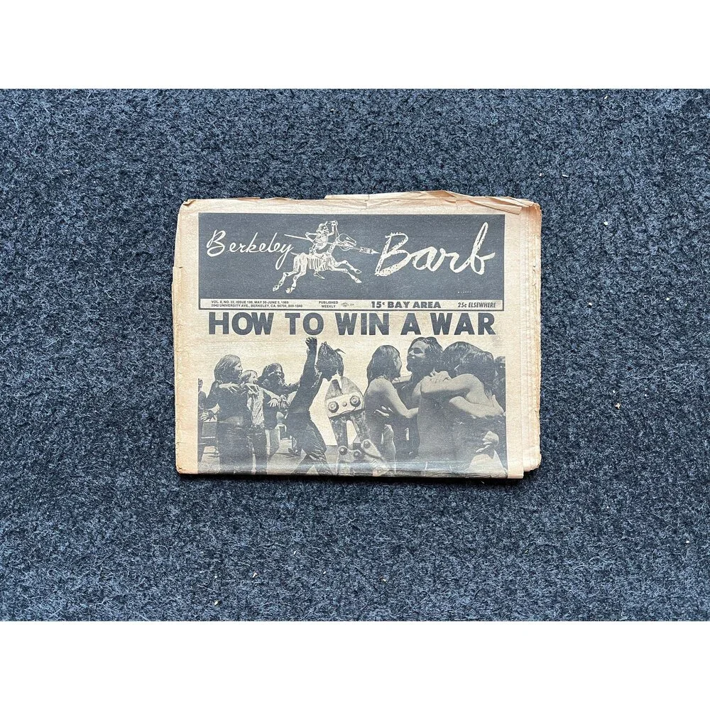 1970s Berkeley Bark CounterCulture, Black Panther Party, Underground Newspaper,